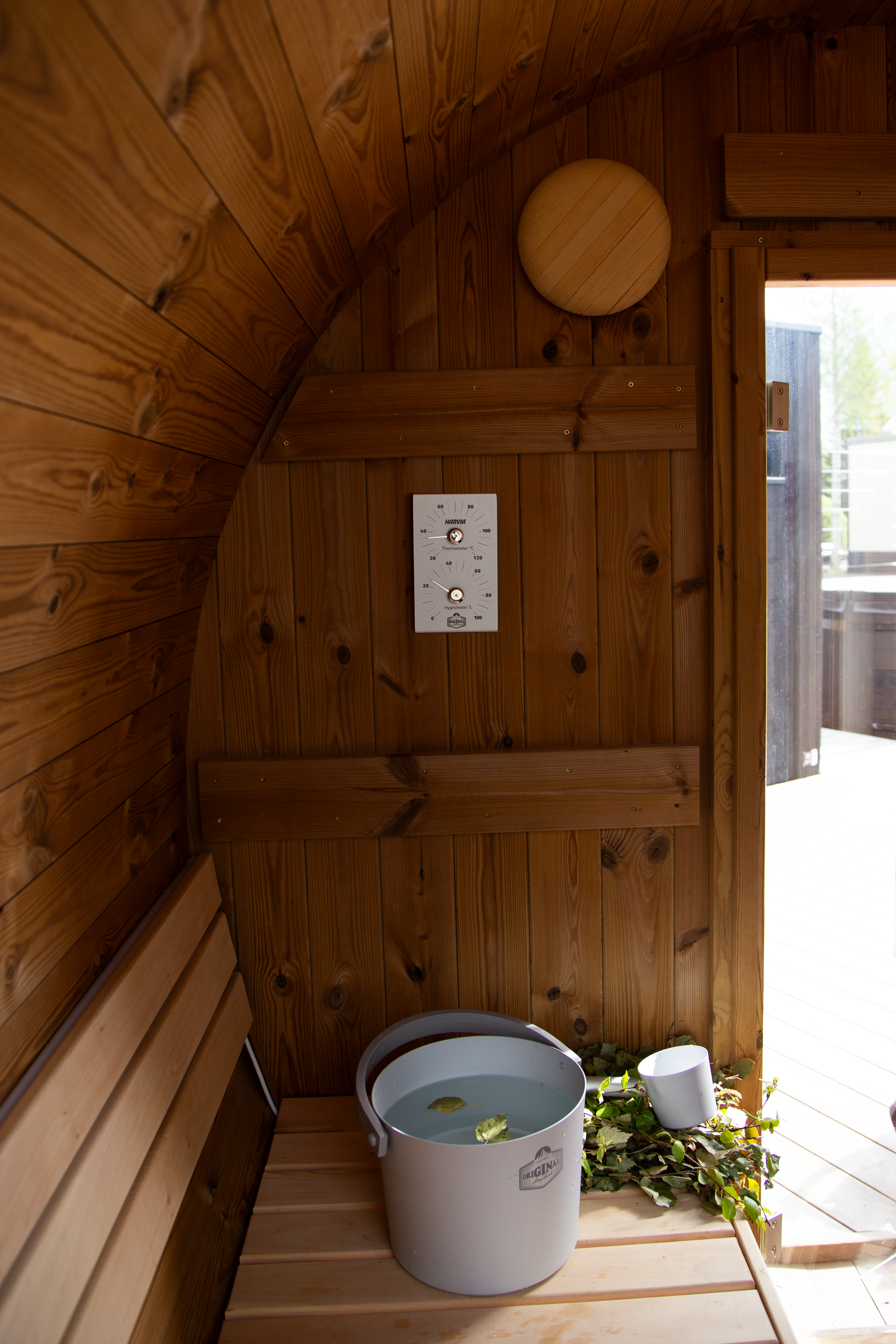 Kiulu ja kauha Harvia x Original Long Drink alumiini harmaa