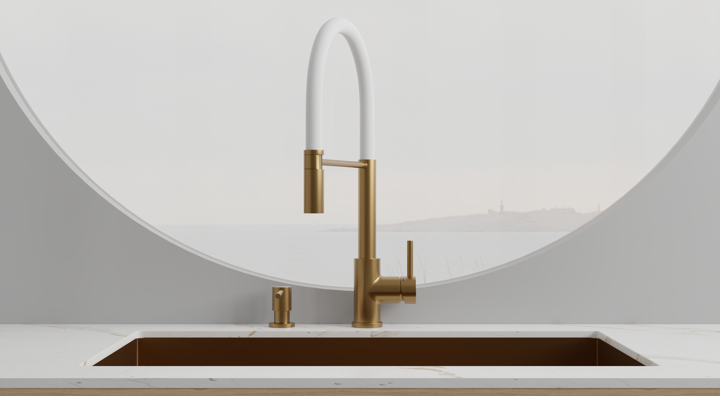 Keittiöhana Scandtap Steel Pro Sand 30081