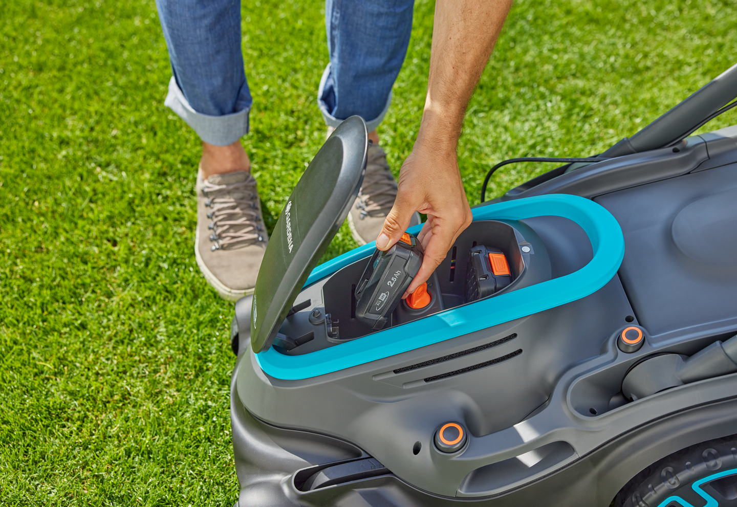 Akkuruohonleikkuri GARDENA PowerMax Duo 46/36V P4A Solo