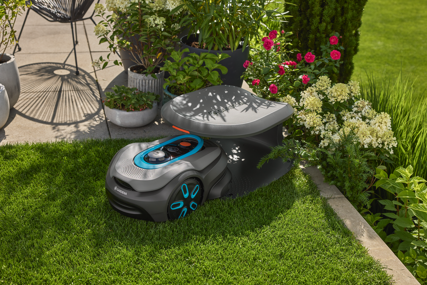 Robottiruohonleikkuri GARDENA smart SILENO sense 400