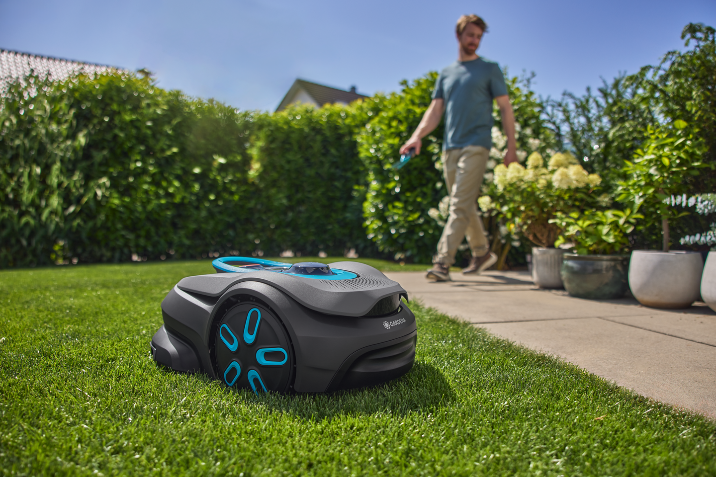 Robottiruohonleikkuri GARDENA smart SILENO sense 600