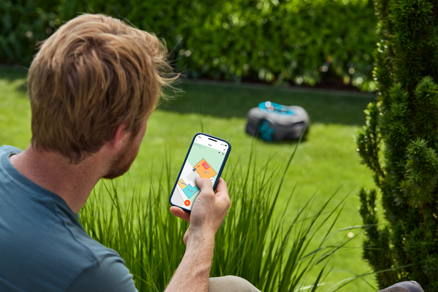 Robottiruohonleikkuri GARDENA smart SILENO sense 600