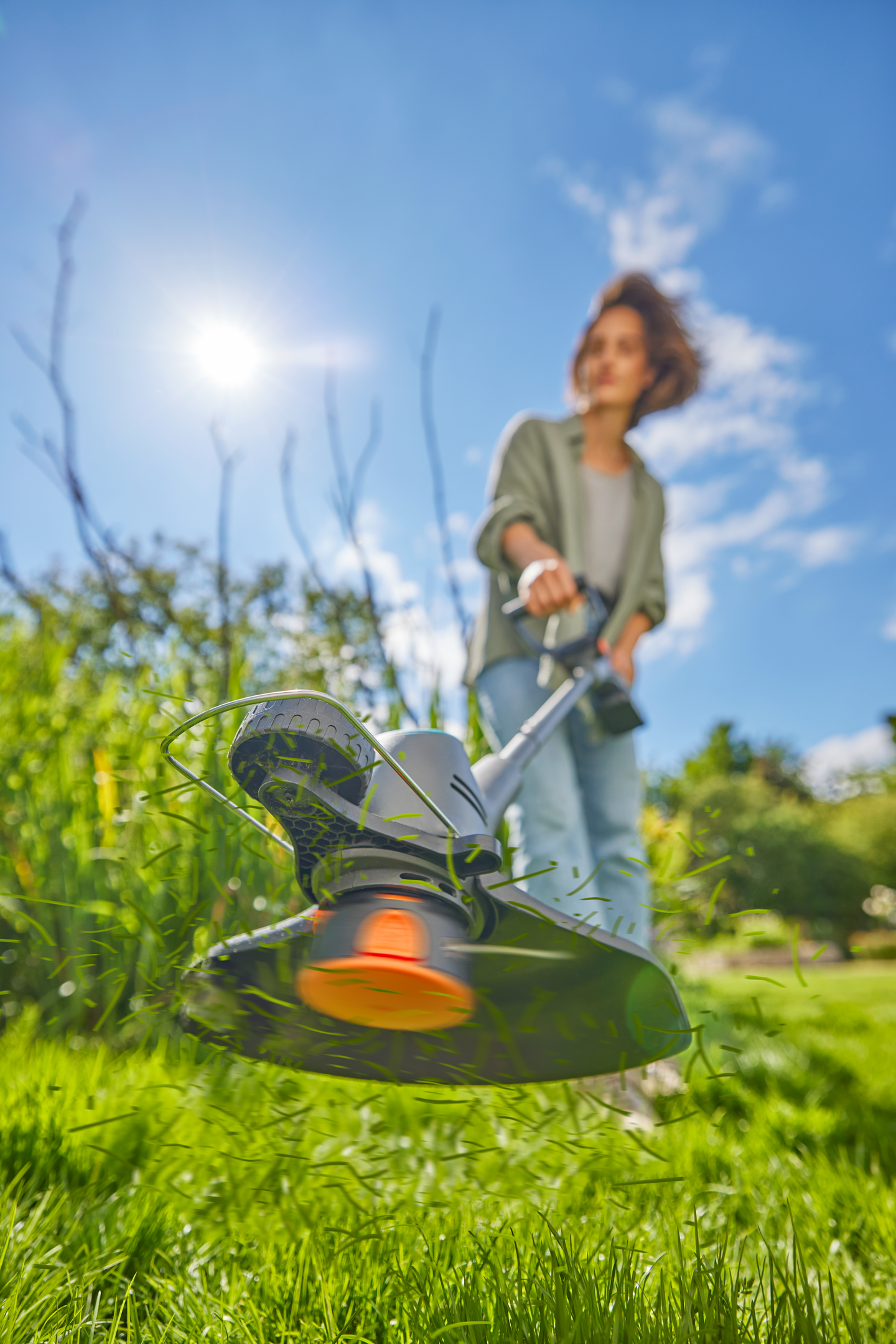 Akkutrimmeri GARDENA EasyTrim 25/18V P4A Set