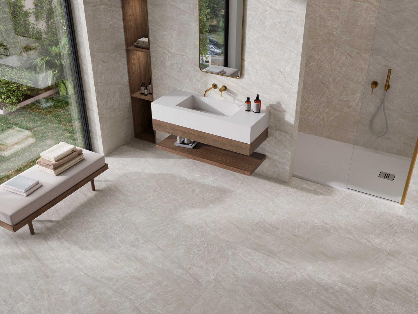 Lattialaatta Cello Sitara 60x120 Amber matta RT 1,44m²