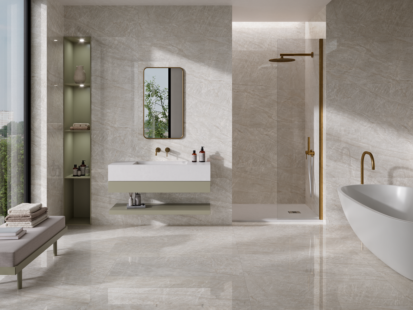Lattialaatta Cello Sitara 60x120 Amber kiiltävä RT 1,44m²