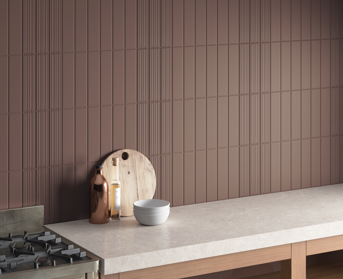 Seinälaatta Cello Lumina 6x24,6 Acorn matta 0,5m²