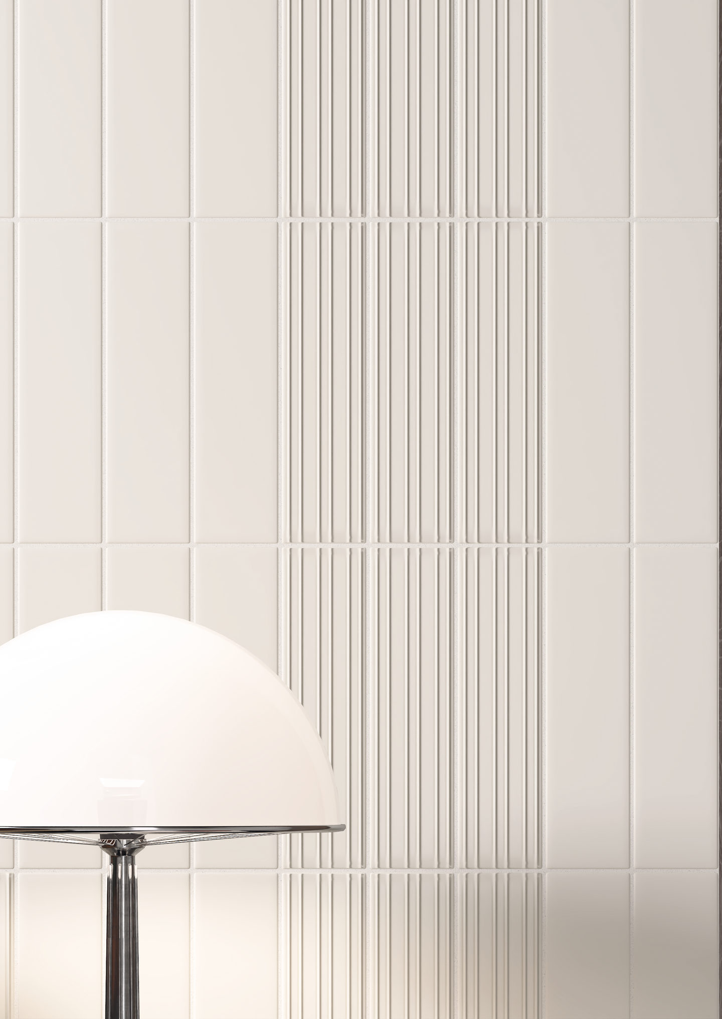 Kuviolaatta Cello Lumina 6x24,6 White Alyssum matta 0,443m²