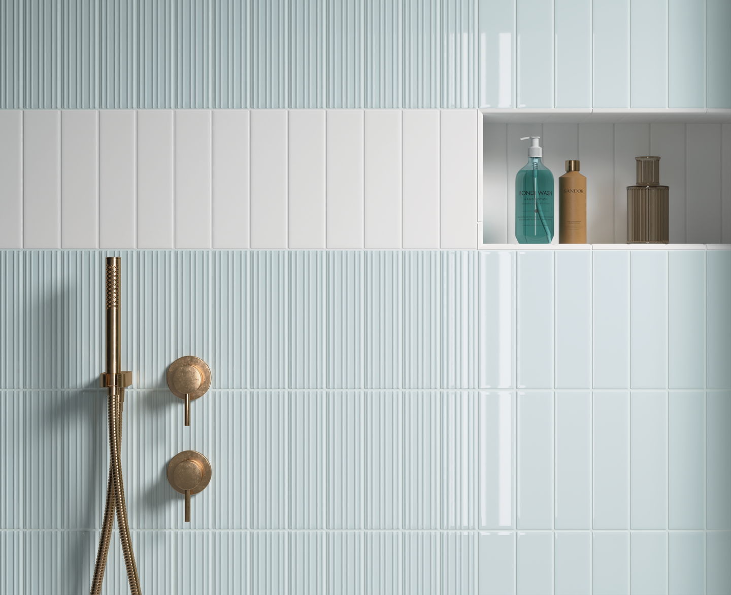 Kuviolaatta Cello Lumina 6x24,6 Marram Blue matta 0,443m²