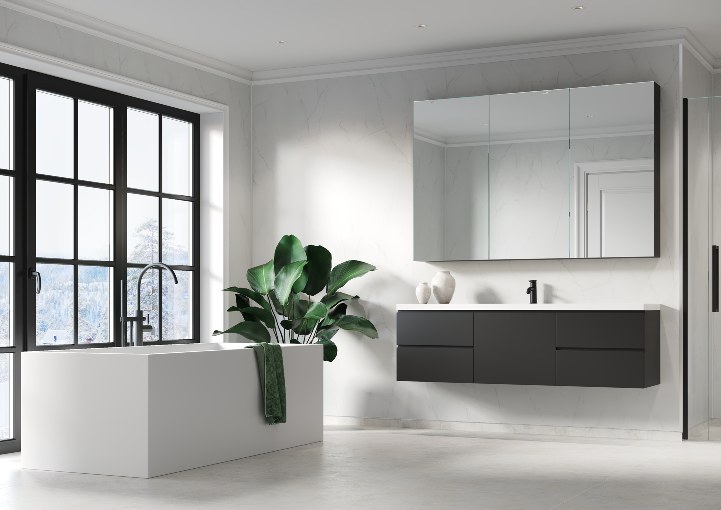 Sisustuslevy Fibo 11x620x2400 2487-M00 S Bianco Marble