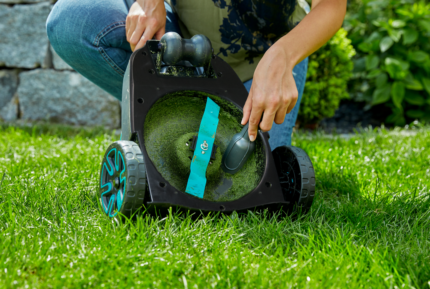 Akkuruohonleikkuri GARDENA HandyMower 22/18V P4A 2,5Ah