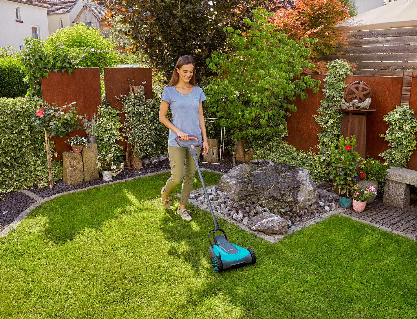 Akkuruohonleikkuri GARDENA HandyMower 22/18V P4A 2,5Ah