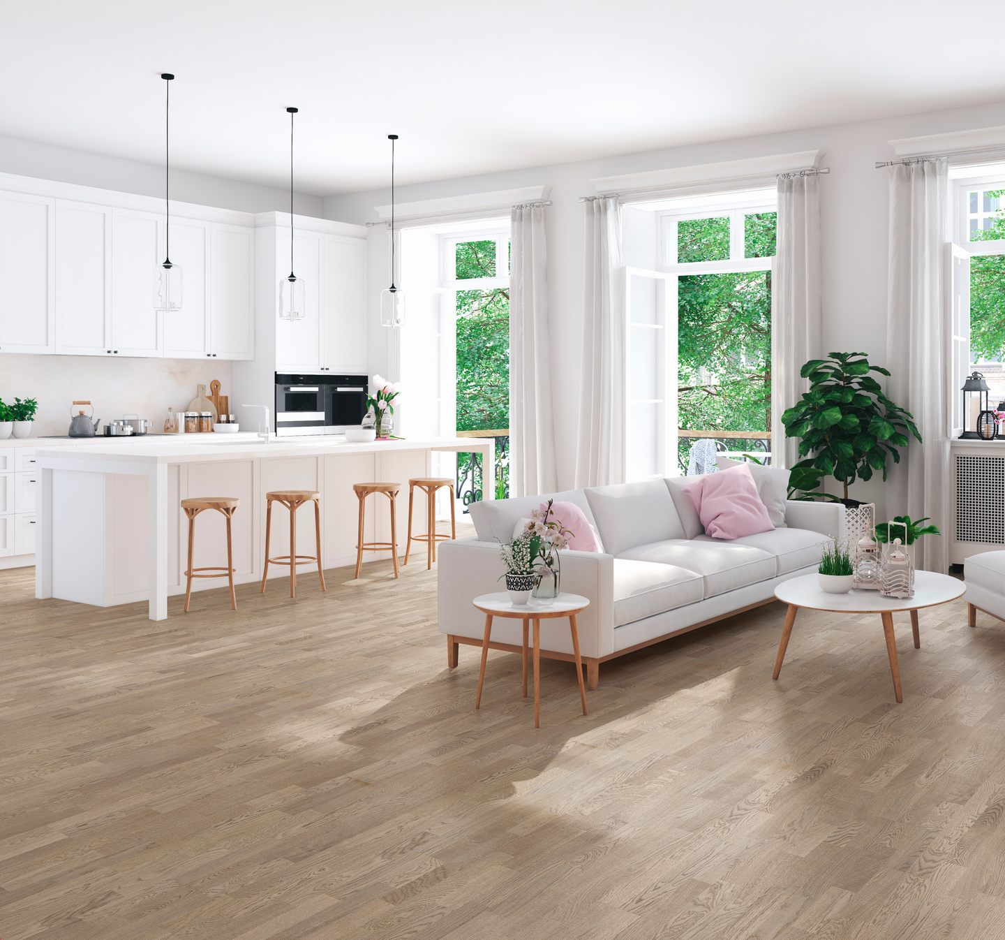 Parketti Cello Dusk 3S ultramatta 2423x200x15mm 2,91m²