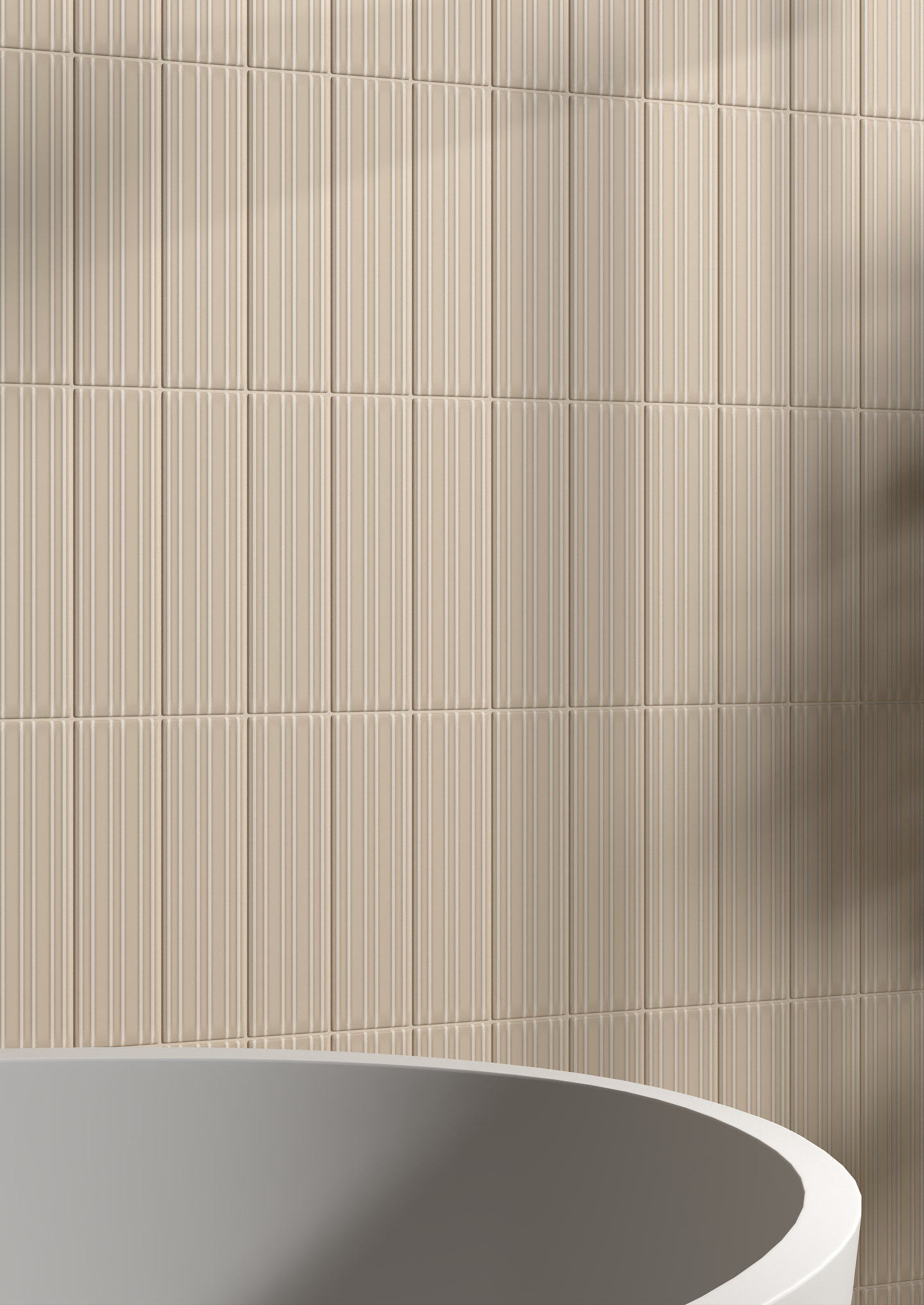 Kuviolaatta Cello Lumina 6x24,6 Sandshell matta 0,443m²