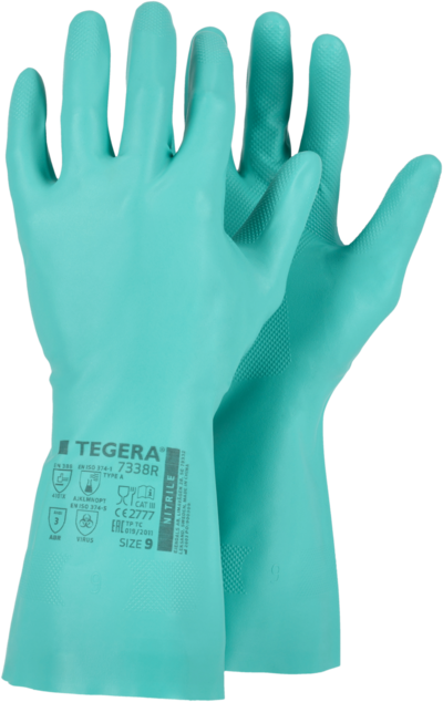 Kemikaalisuojakäsineet tegera Chemforce 7338R