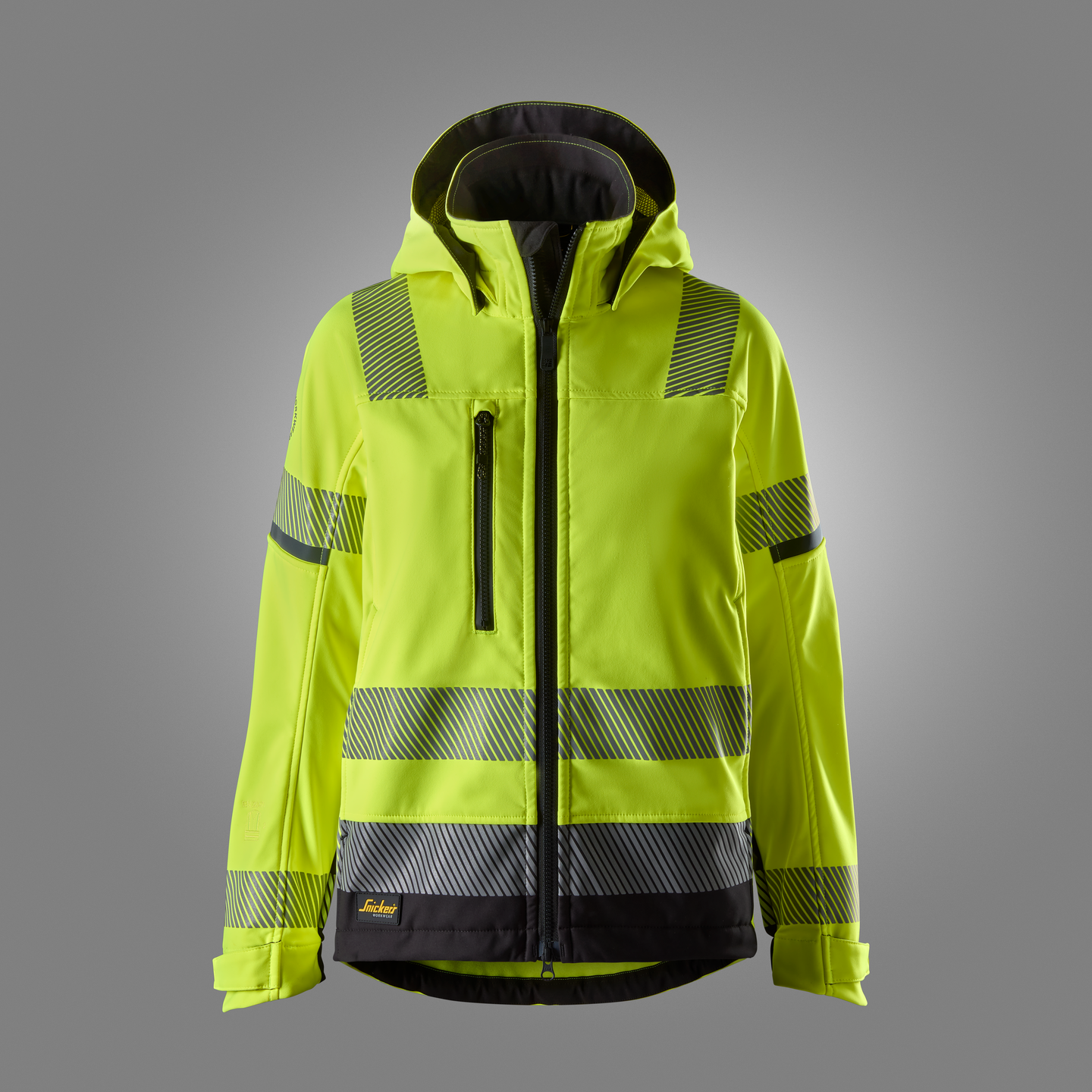 Takki Snickers naisten Hi-Vis 1273-6604 keltainen