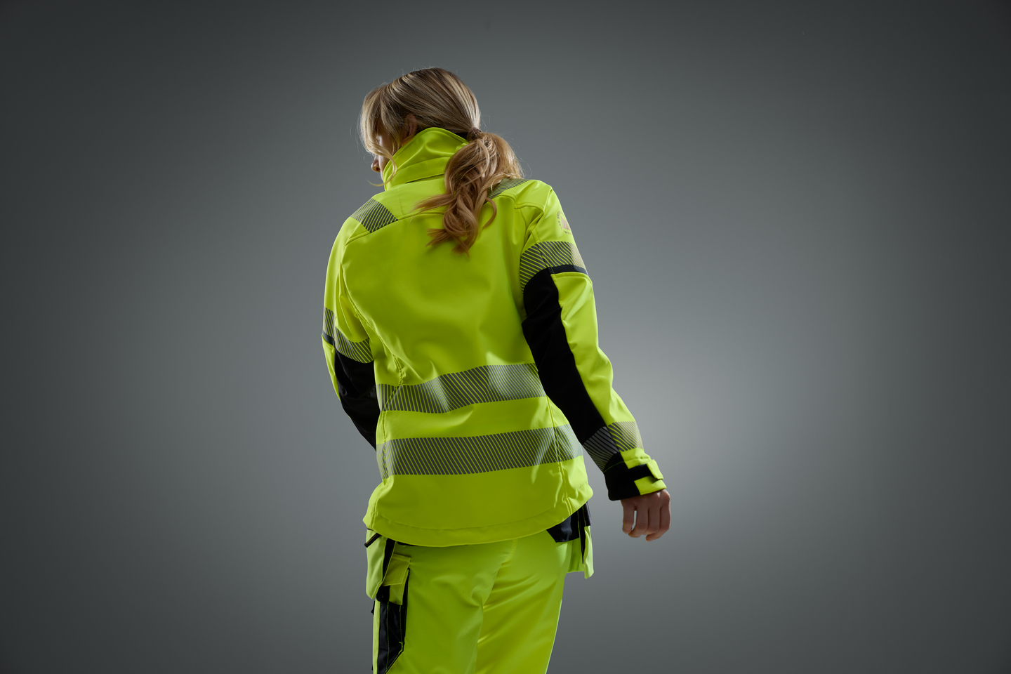 Takki Snickers naisten Hi-Vis 1273-6604 keltainen