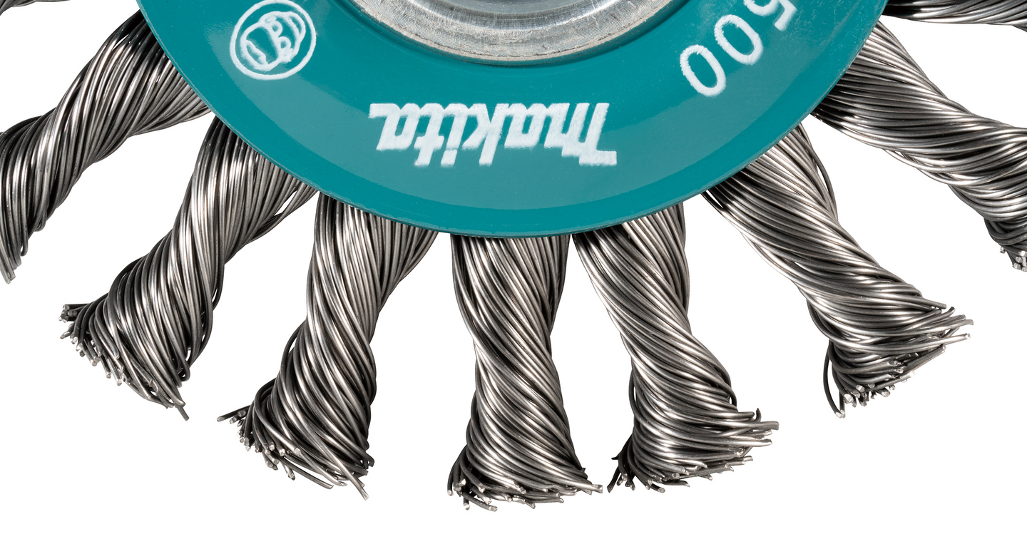 Teräsharja Makita X-Lock 115mm laikkaharja punottu teräs