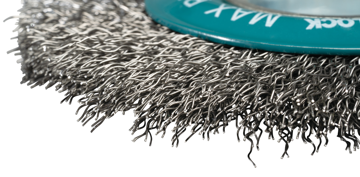 Teräsharja Makita X-Lock 115mm laikkaharja poimutettu teräs