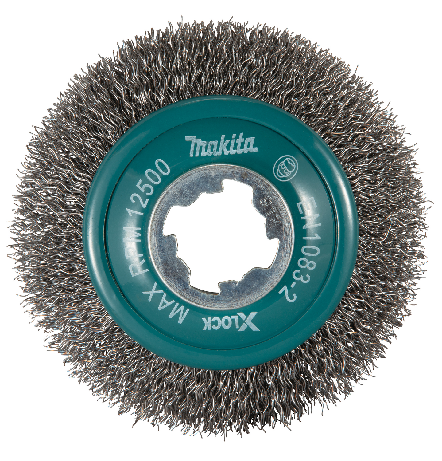 Teräsharja Makita X-Lock 100mm viistetty kuppiharja poimutettu teräs