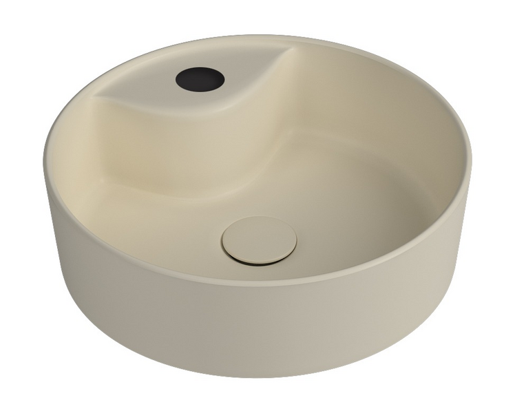 Malja-allas Tammiholma Ovar 420x120mm ivory