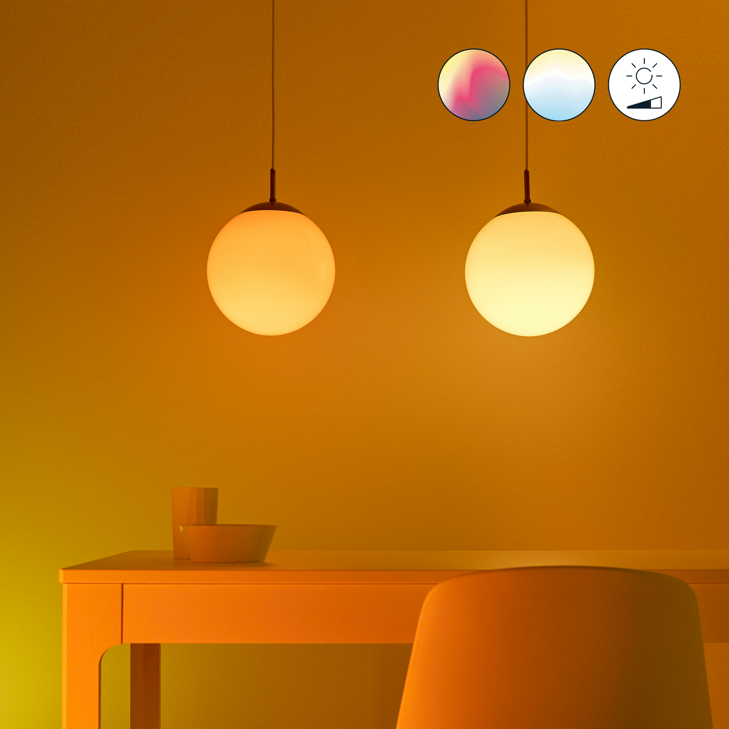 Led-lamppu WiZ WI-FI 11W E27 G95 922-65 RGB COLOR