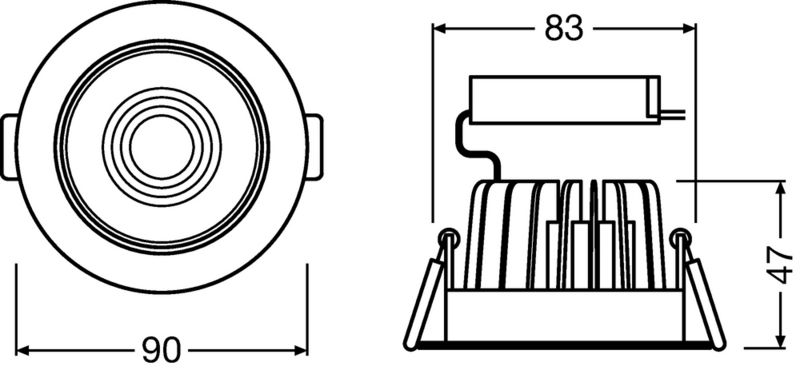 Alasvalo LEDVANCE Spot Led Spot Led Adjust 8W/4000K