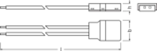 Liitosjohto LEDVANCE 2kpl Ls Ay Pfm-cp/p2/500/ip66