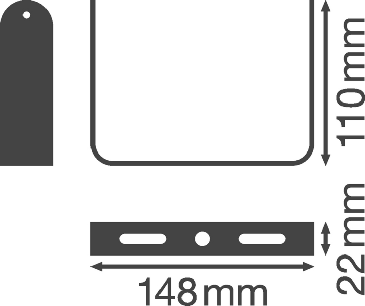 Mekaaninen lisätarvike LEDVANCE Hb Val Hb Value Bracket 100w