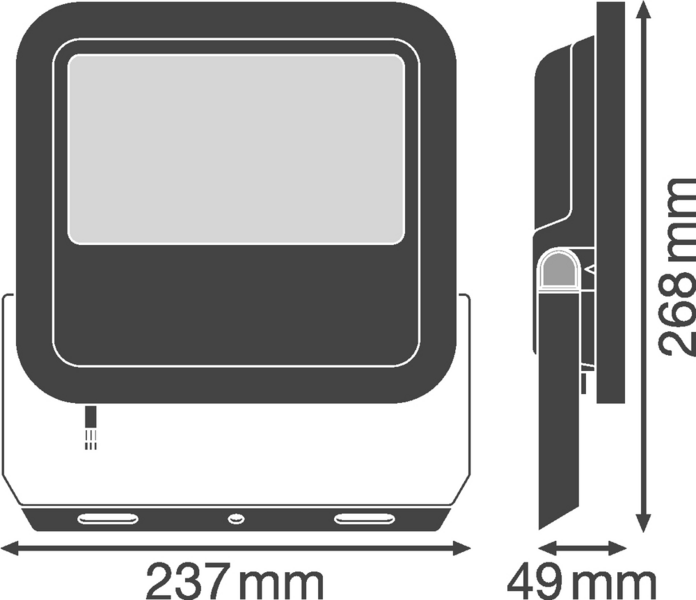 Valonheitin LEDVANCE Floodlight Fl Pfm 65w 4000k Sym 8000lm