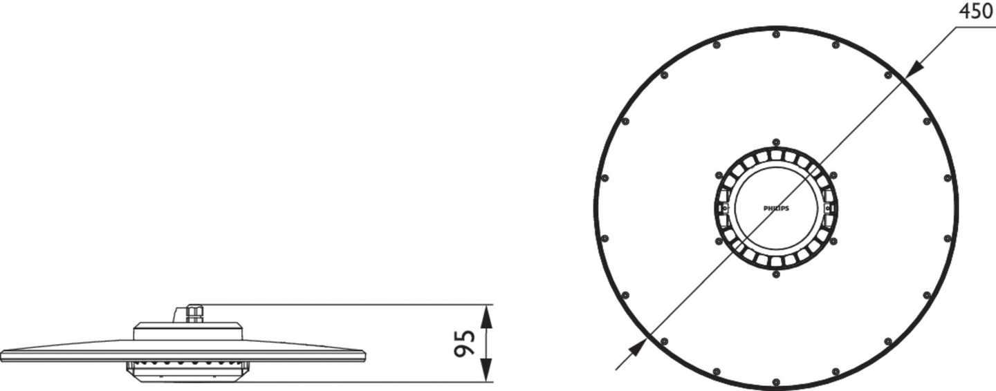 Syväsäteilijä Philips CoreLine High Bay BY121P G4 led 200/840 PSU WB