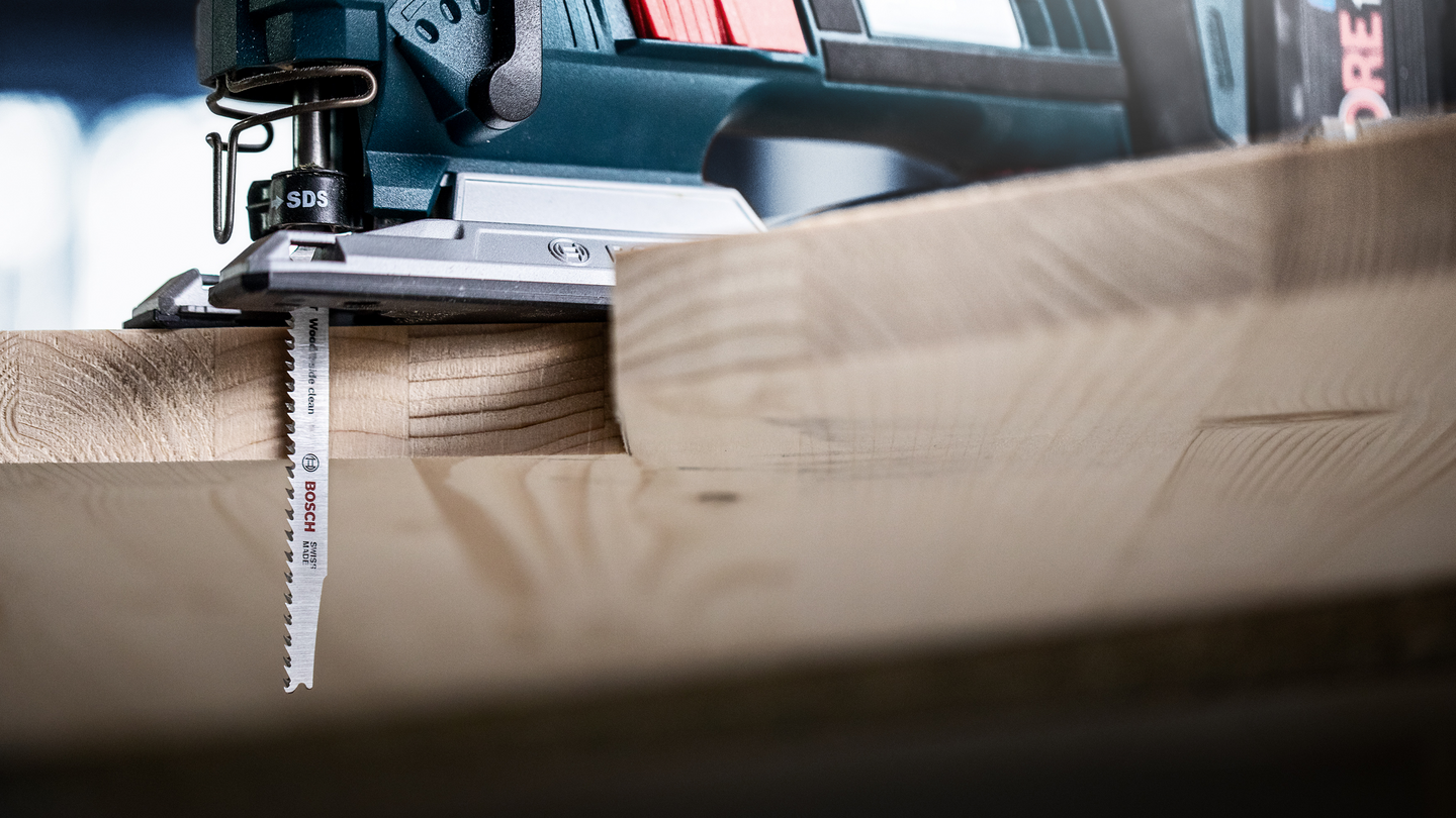 Pistosahanterä Bosch EXPERT 'Hardwood 2-side clean', 2-osainen sarja, T308BF/BFP