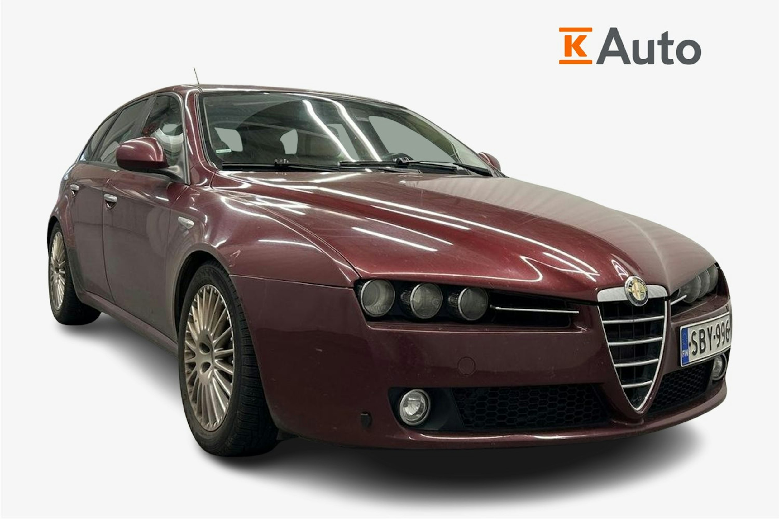 Punainen Alfa Romeo 159 2007 kuva 1.