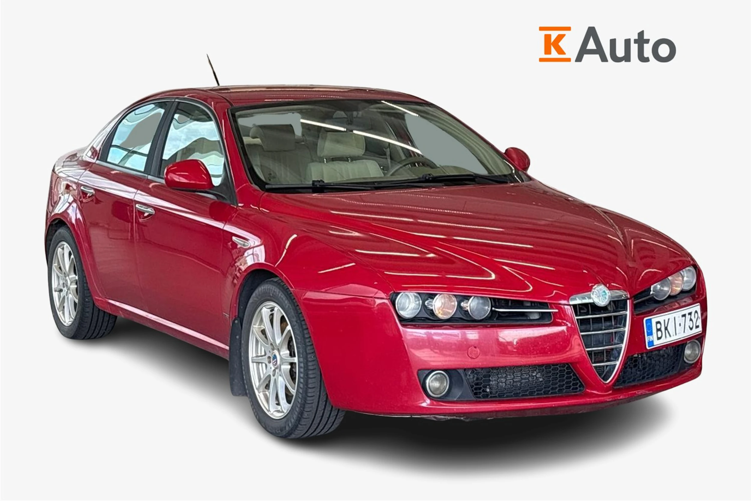 punainen Alfa Romeo 159 2006 kuva 1.