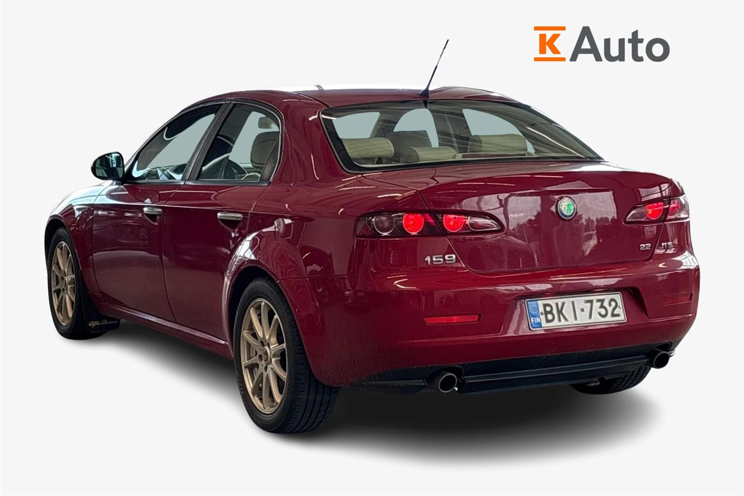 punainen Alfa Romeo 159 2006 kuva 2.