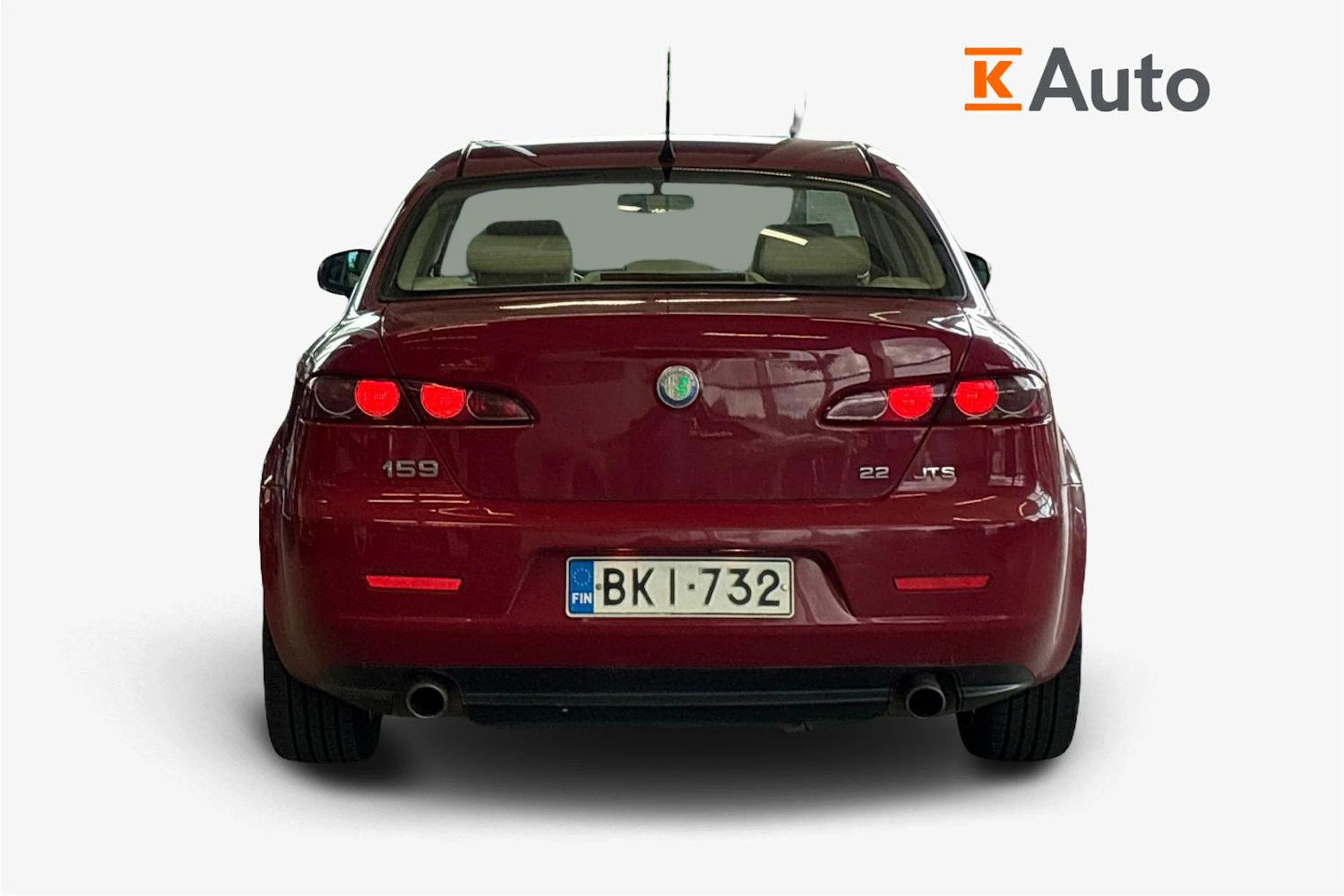 punainen Alfa Romeo 159 2006 kuva 3.
