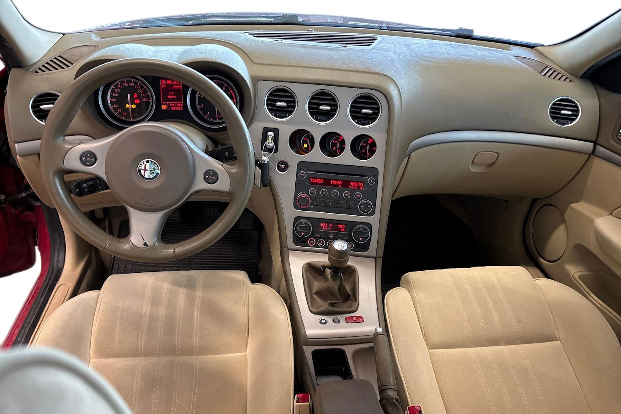 punainen Alfa Romeo 159 2006 kuva 7.