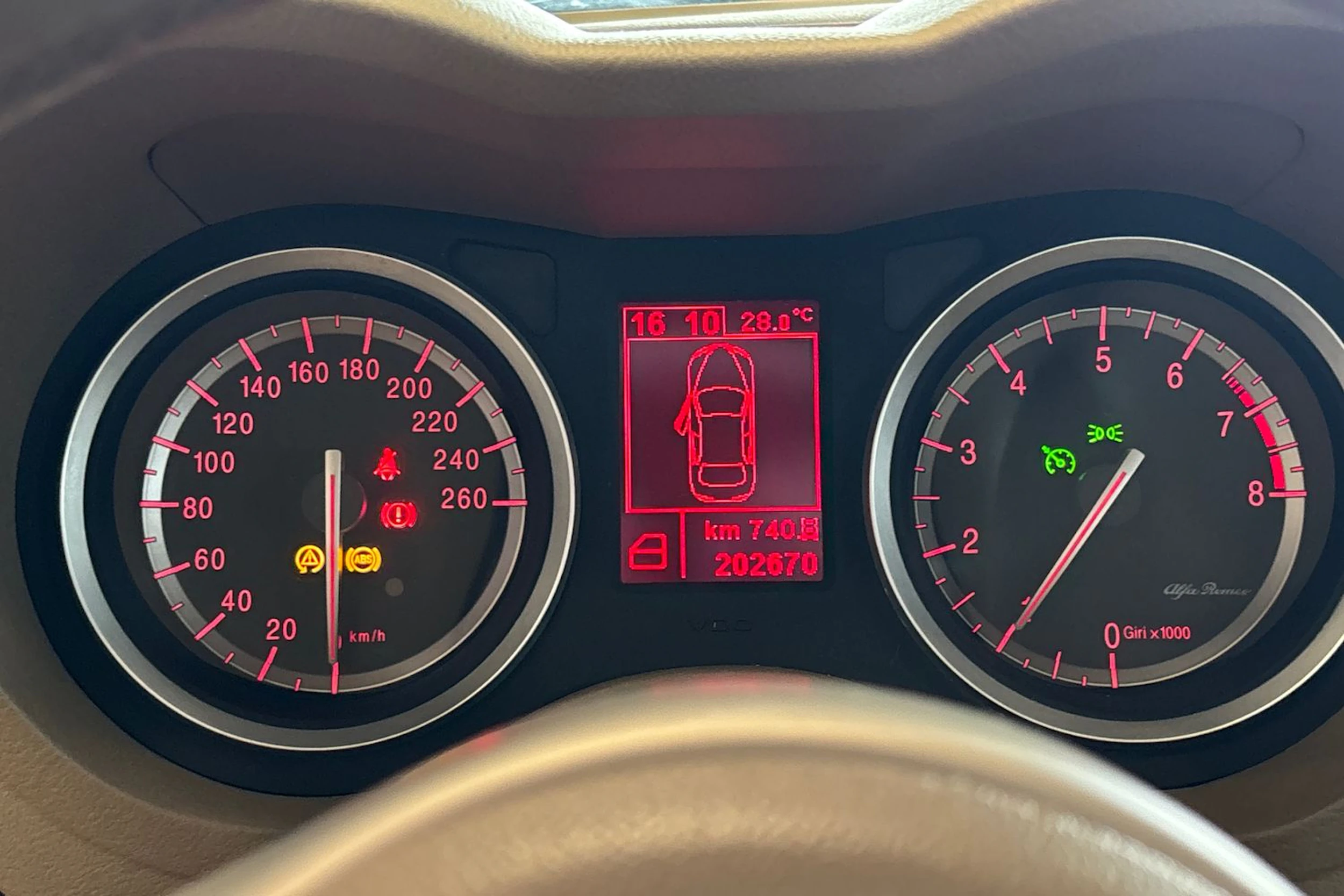punainen Alfa Romeo 159 2006 kuva 32.