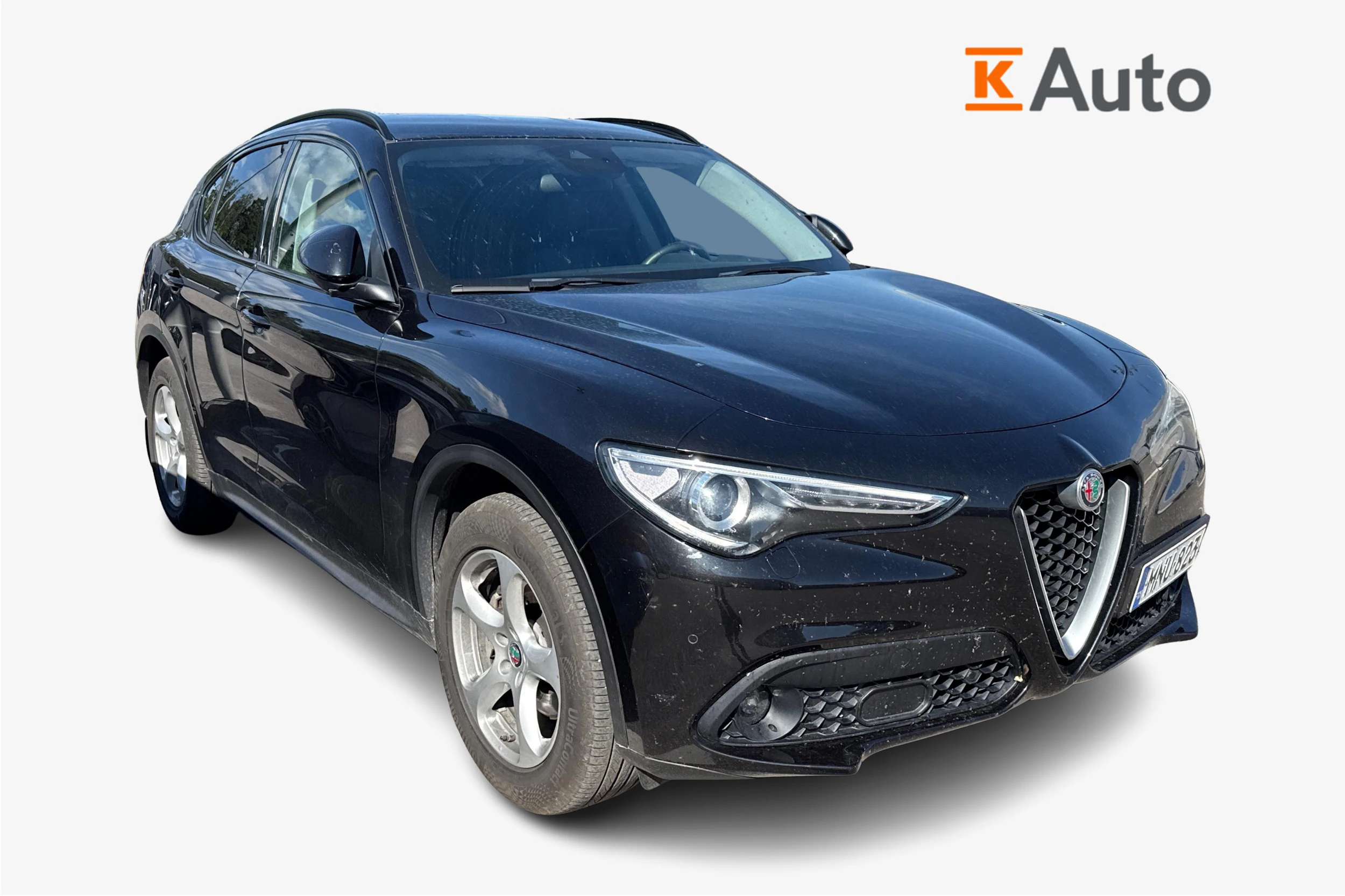 musta Alfa Romeo Stelvio 2017 kuva 1.