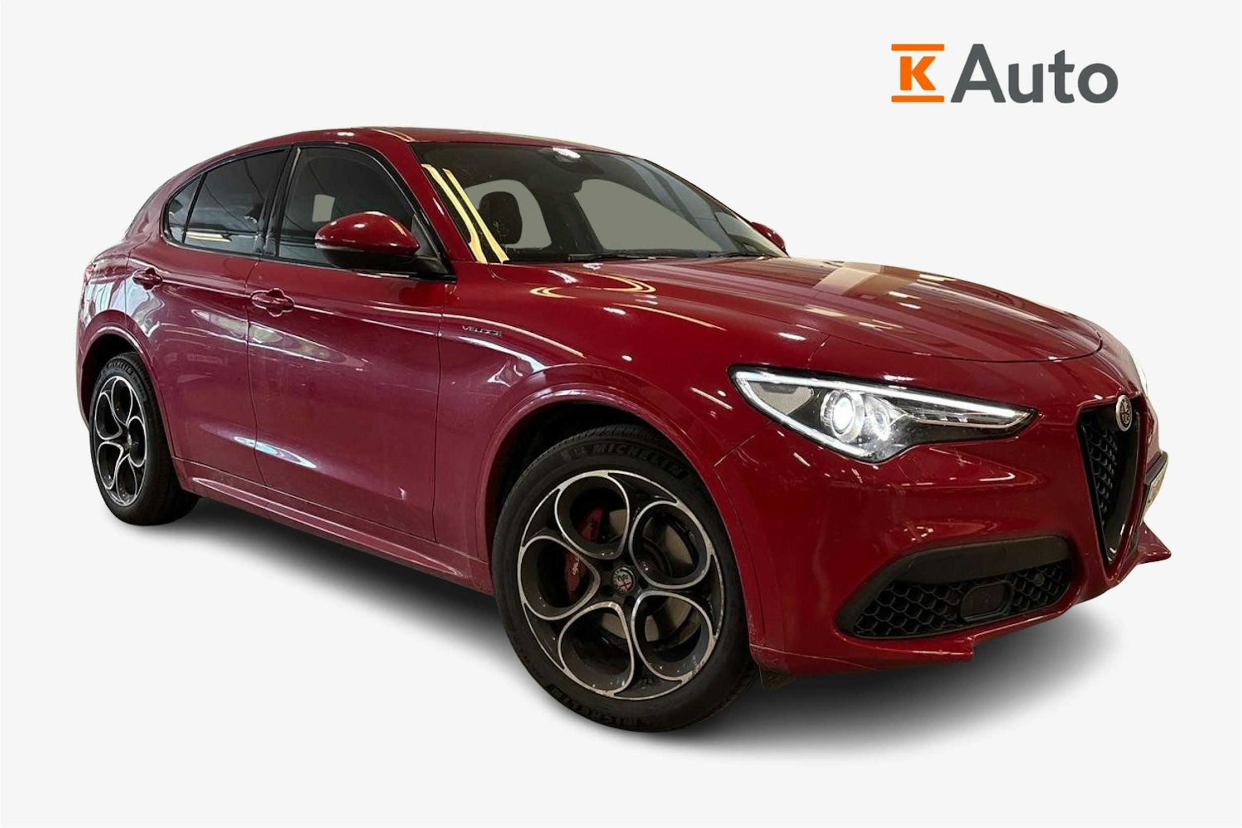 punainen Alfa Romeo Stelvio 2020 kuva 1.