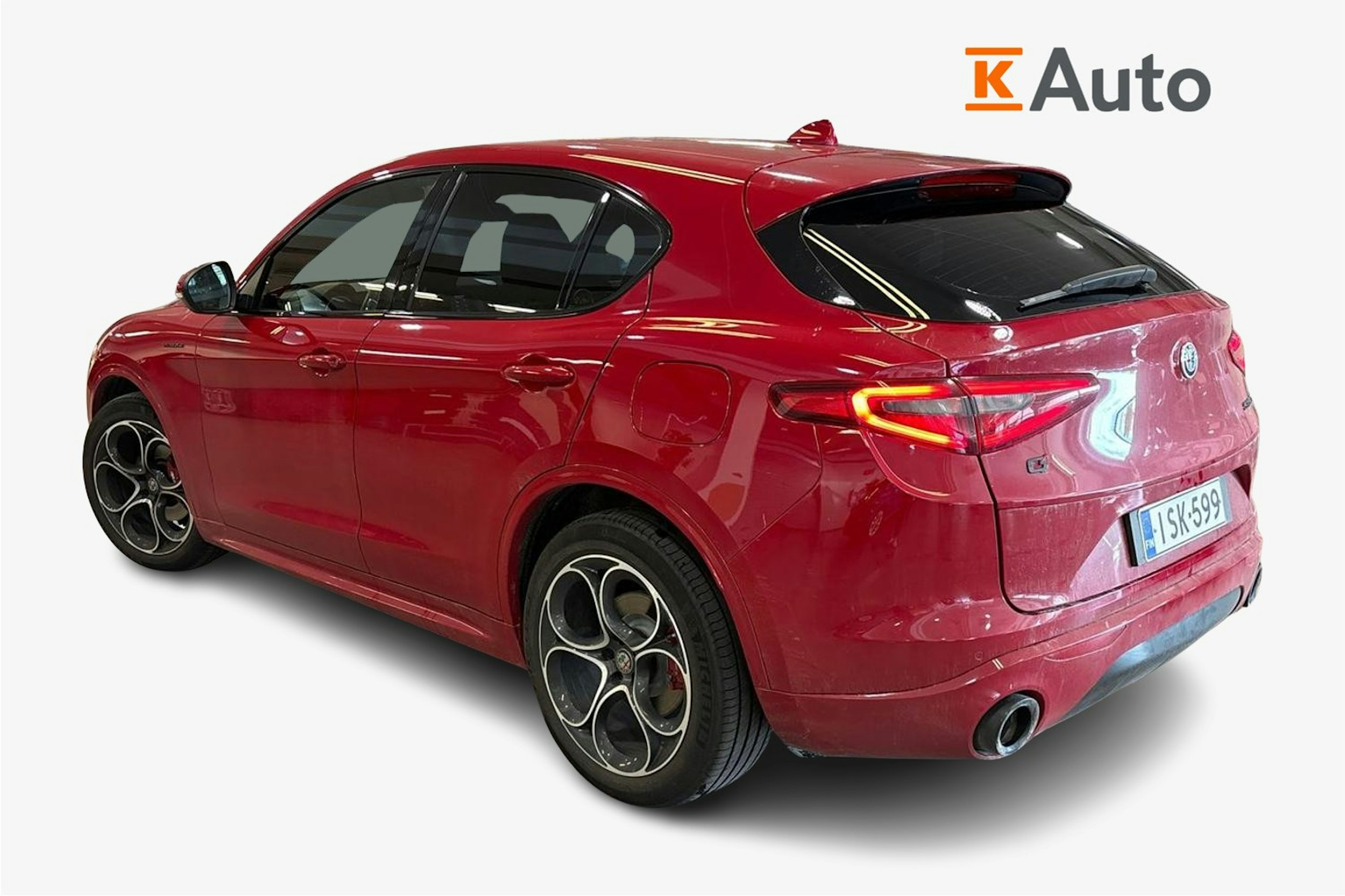punainen Alfa Romeo Stelvio 2020 kuva 2.