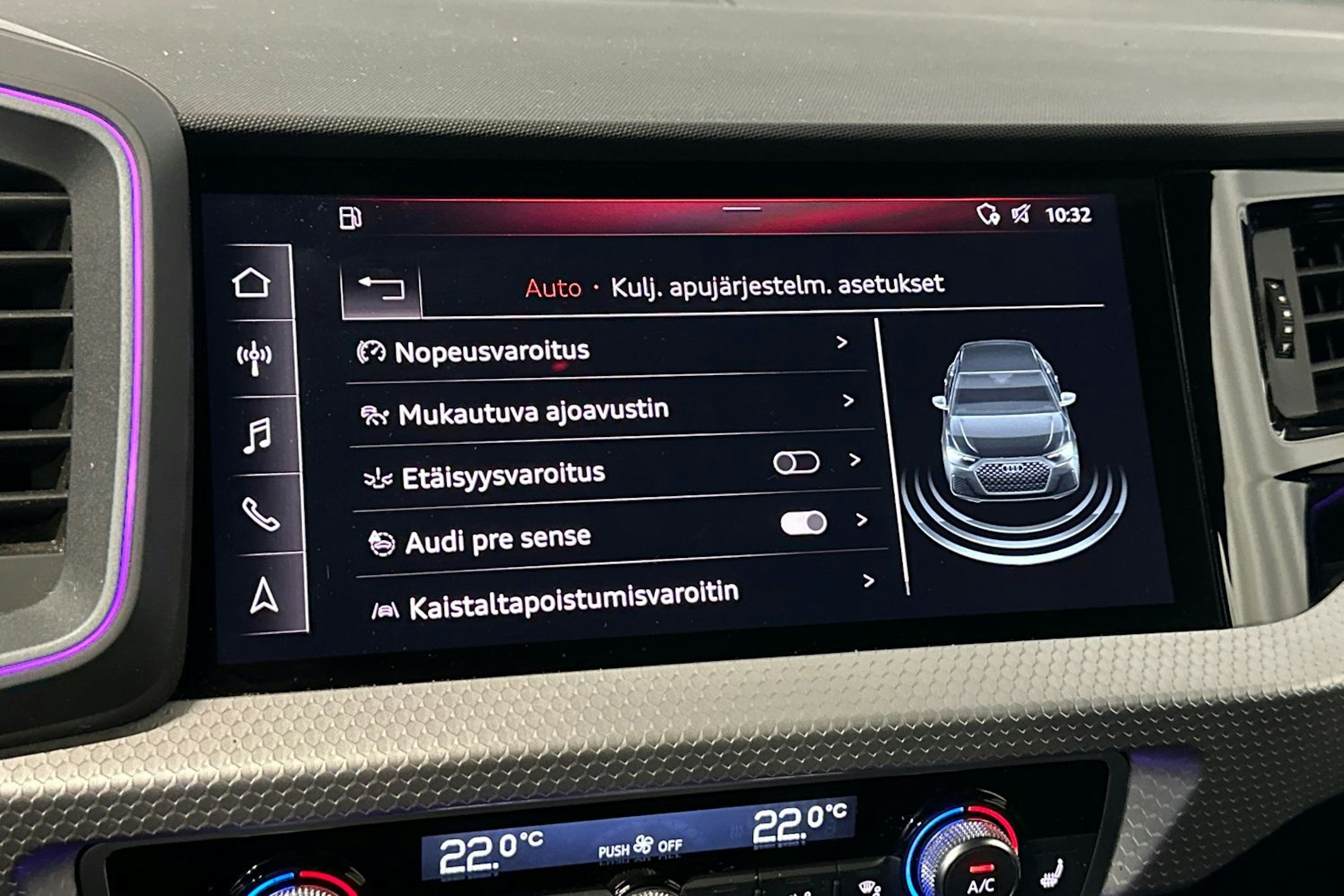 sininen Audi A1 2019 kuva 20.