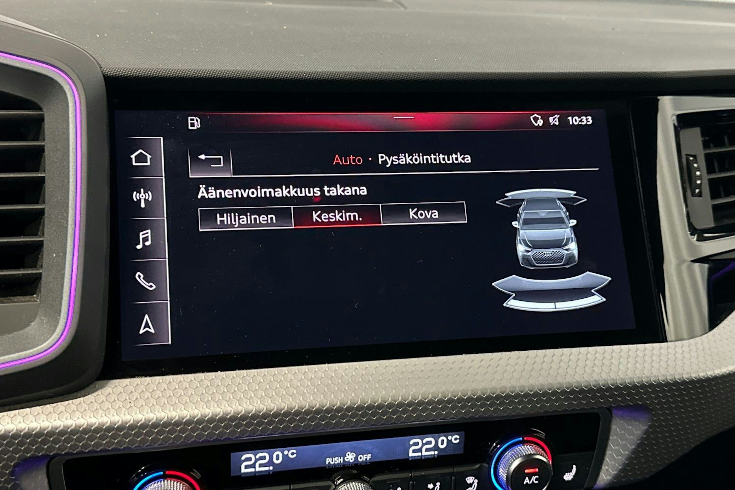 sininen Audi A1 2019 kuva 21.