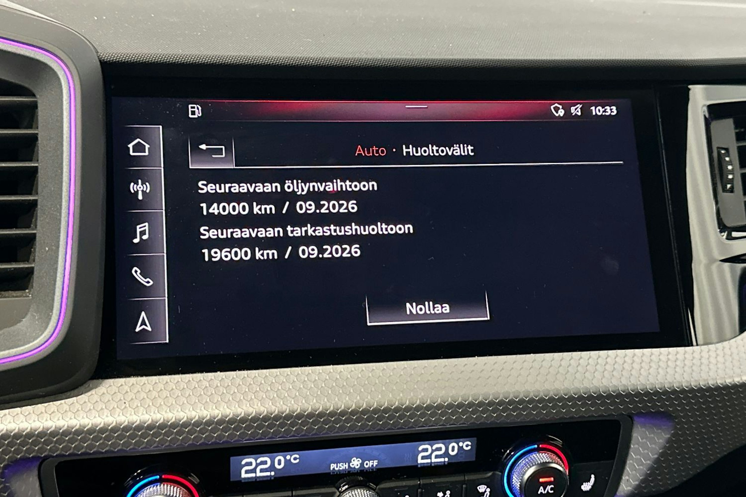 sininen Audi A1 2019 kuva 22.