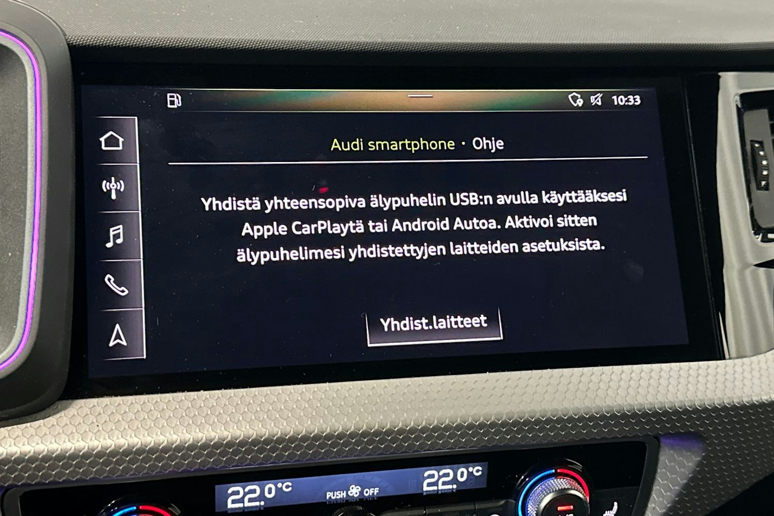 sininen Audi A1 2019 kuva 23.