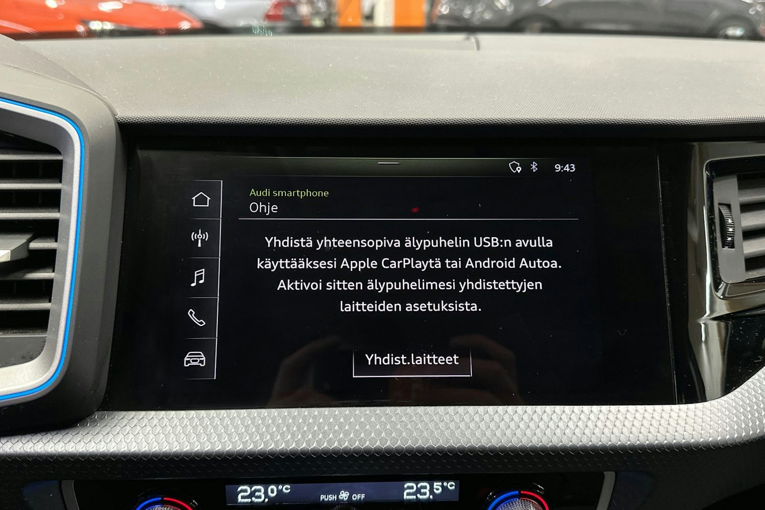 Valkoinen Audi A1 2020 kuva 17.