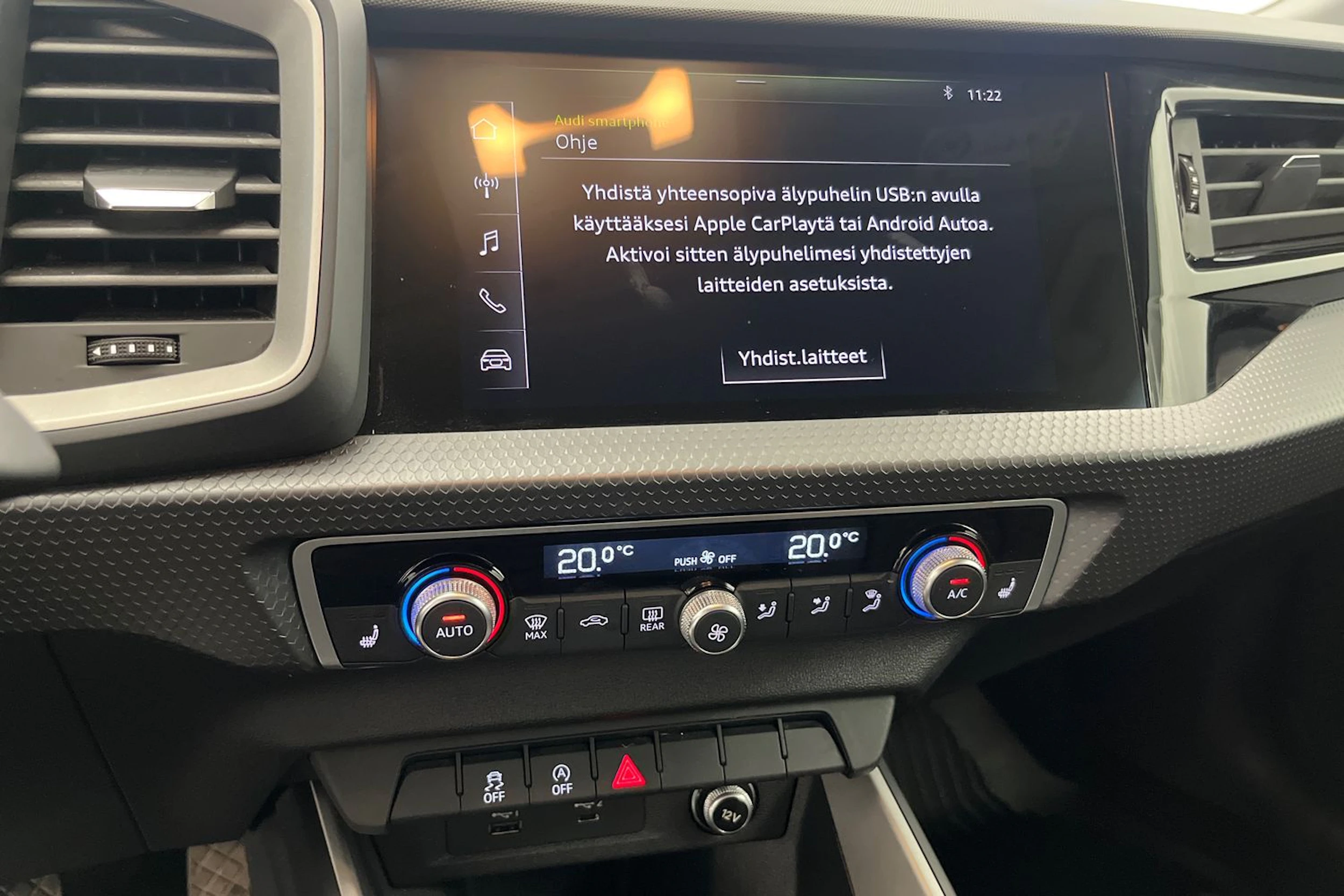 valkoinen Audi A1 2020 kuva 19.