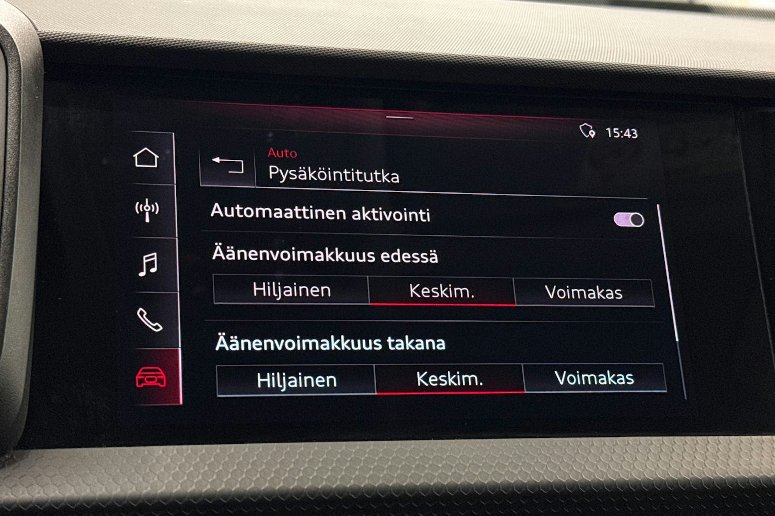 valkoinen Audi A1 2021 kuva 26.