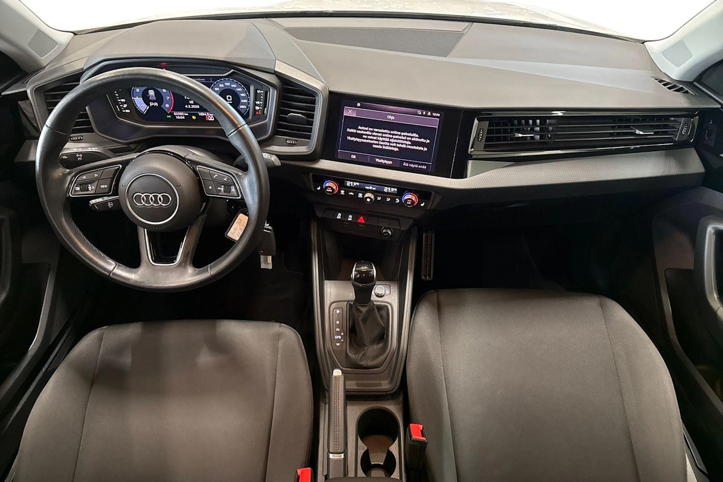 valkoinen Audi A1 2021 kuva 9.