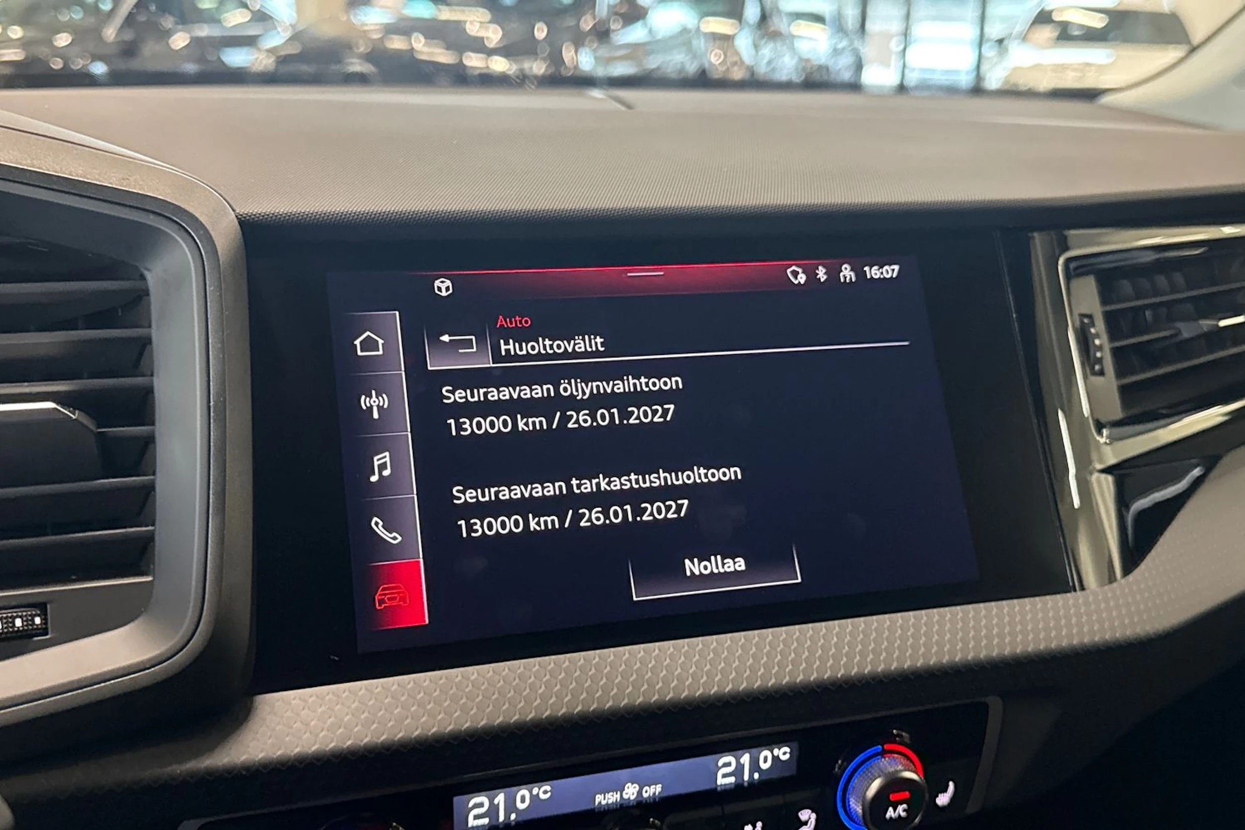 valkoinen Audi A1 2021 kuva 22.