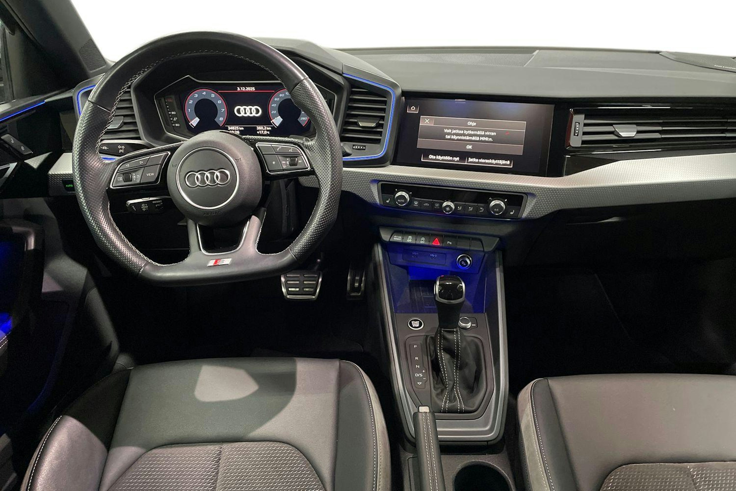 Musta Audi A1 2022 kuva 9.